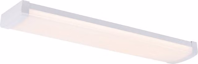Nordlux Wilmington LED Batten Light, White Plastic, 3000k Warm White, Mains Powered