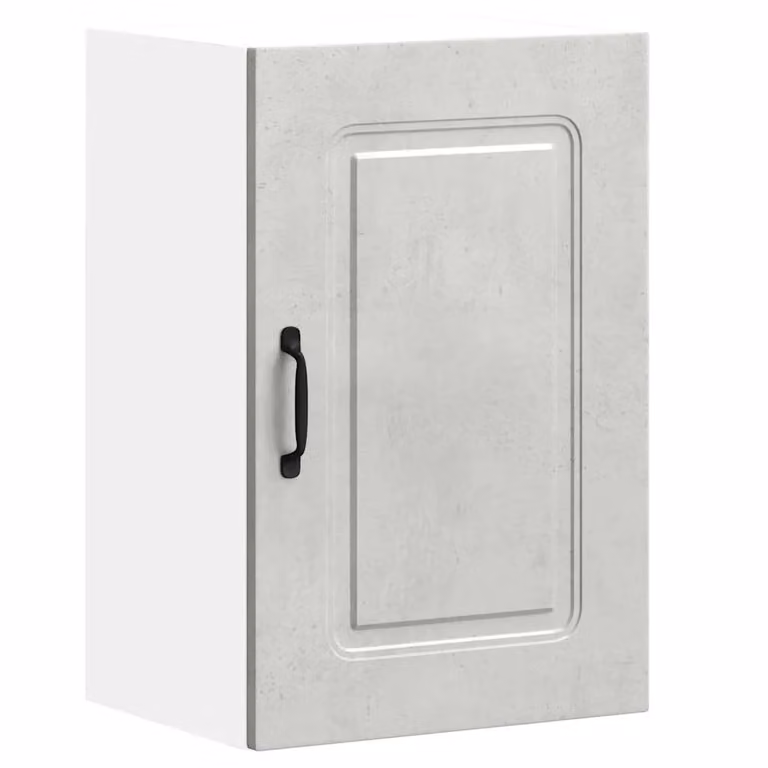 Berkfield Home Kalmar Modern Wall Cabinet in Concrete Grey Matt Engineered Wood