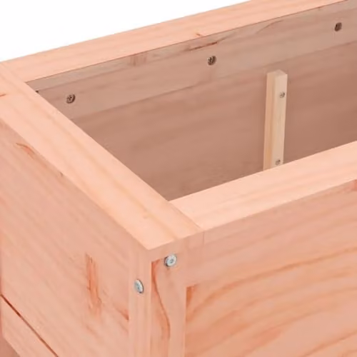 vidaXL Brown Douglas Fir Wood Garden Planter Tub W: 82.5 cm, D: 40 cm, H: 39 cm – 3