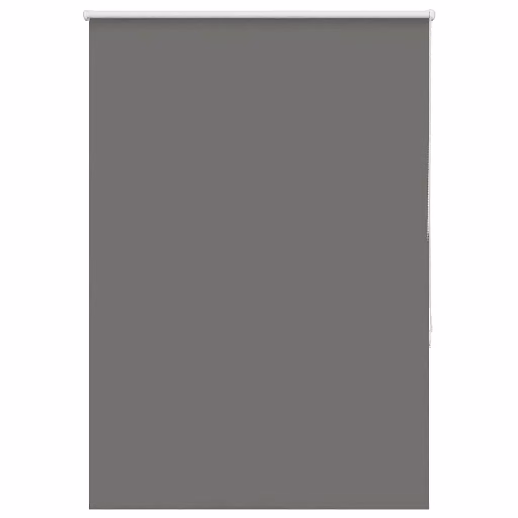 Berkfield Home Grey Blackout Roller Blind, Thermal Insulating Polyester, W: 110 cm, H: 130 cm – 2