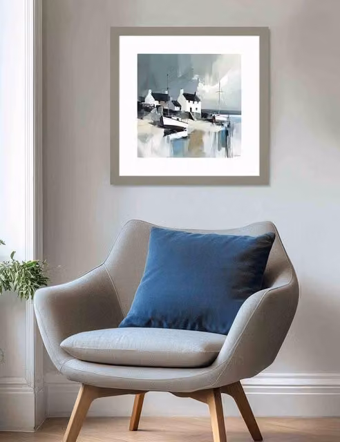 Gallery Direct Sea Spirit Framed Wall Art in Blue and Multicolour