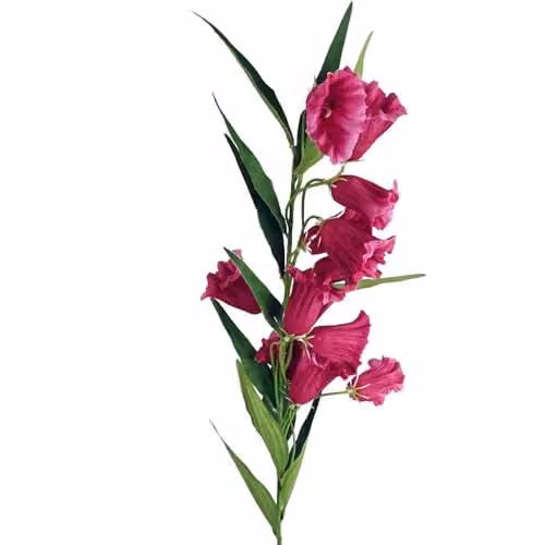 Pink Trumpet Flower Leaf Design Artificial Flowers – 1