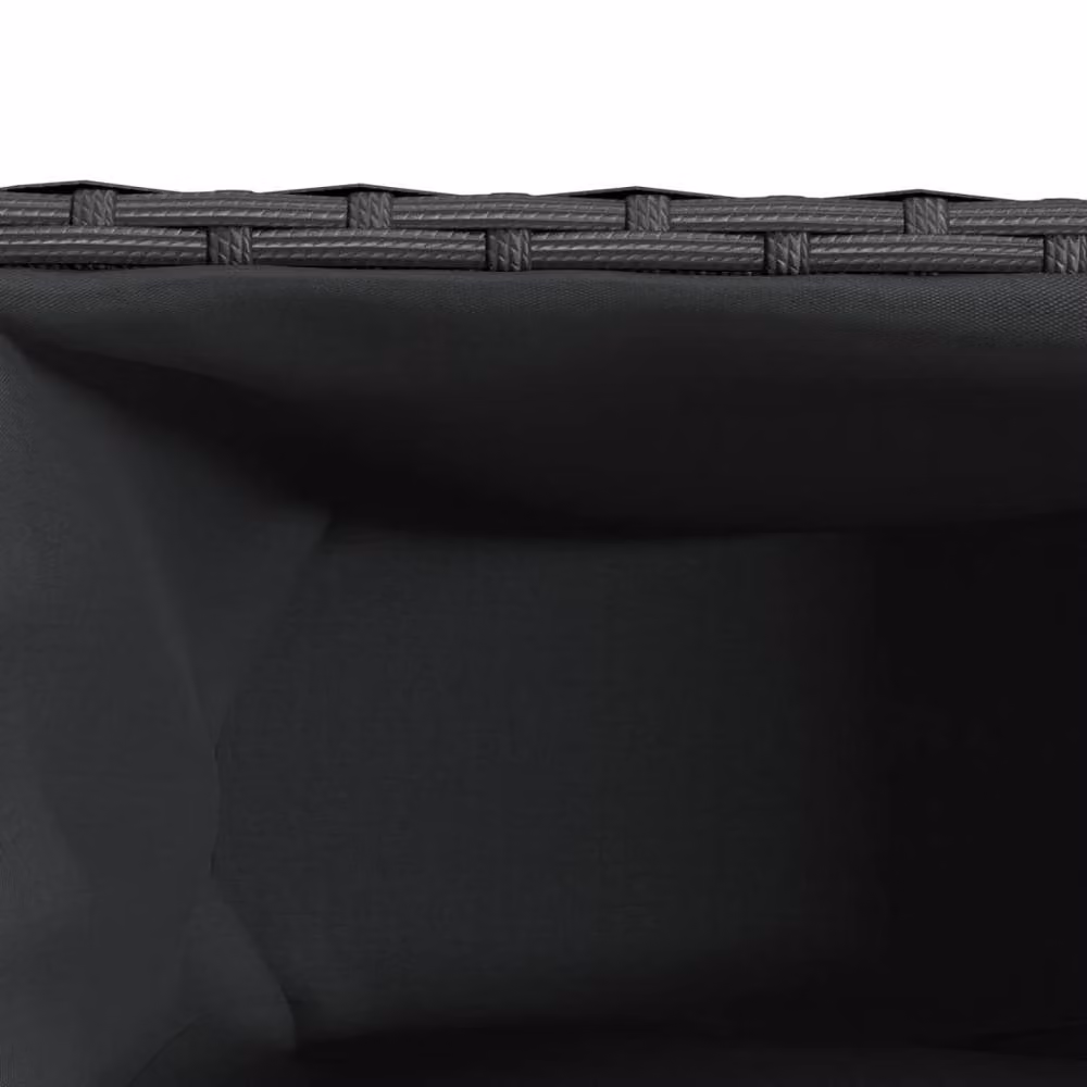 Berkfield Home Garden Planter with 2 Pots, Black, W/D/H: 90 x 20 x 40 cm – 5