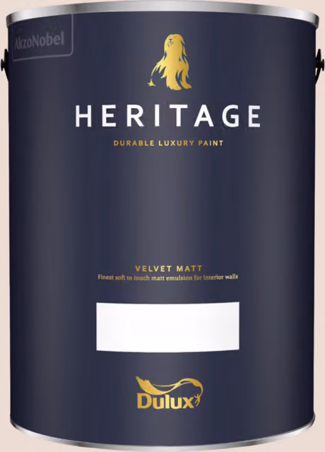 Dulux Trade Heritage Matt Paint in Powder Pink, 5 l