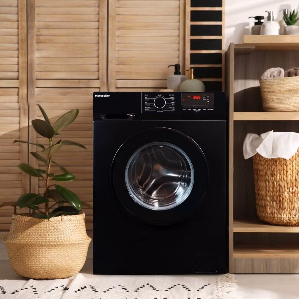 Montpellier MDAWM1014K Black 10kg Front Loader Washing Machine with 1400 RPM and A Energy Rating – 4