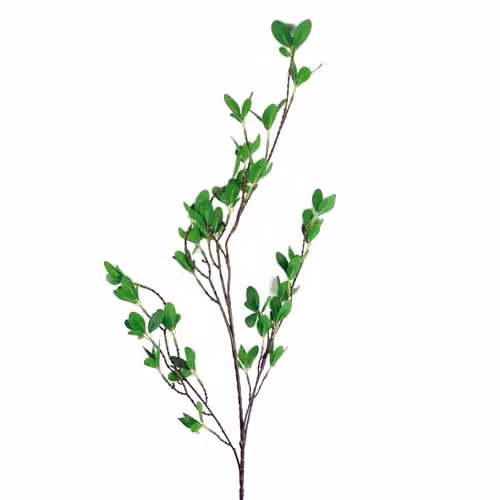 Leaf 100cm Artificial Mini Ficus Stem in Green – 1