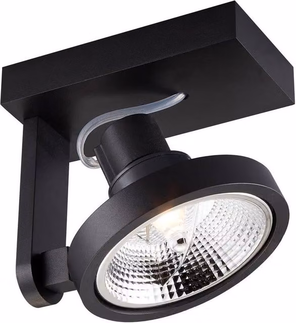Netlighting Zumaline Master Single Spotlight, Black, GU10, Dimmable – 2