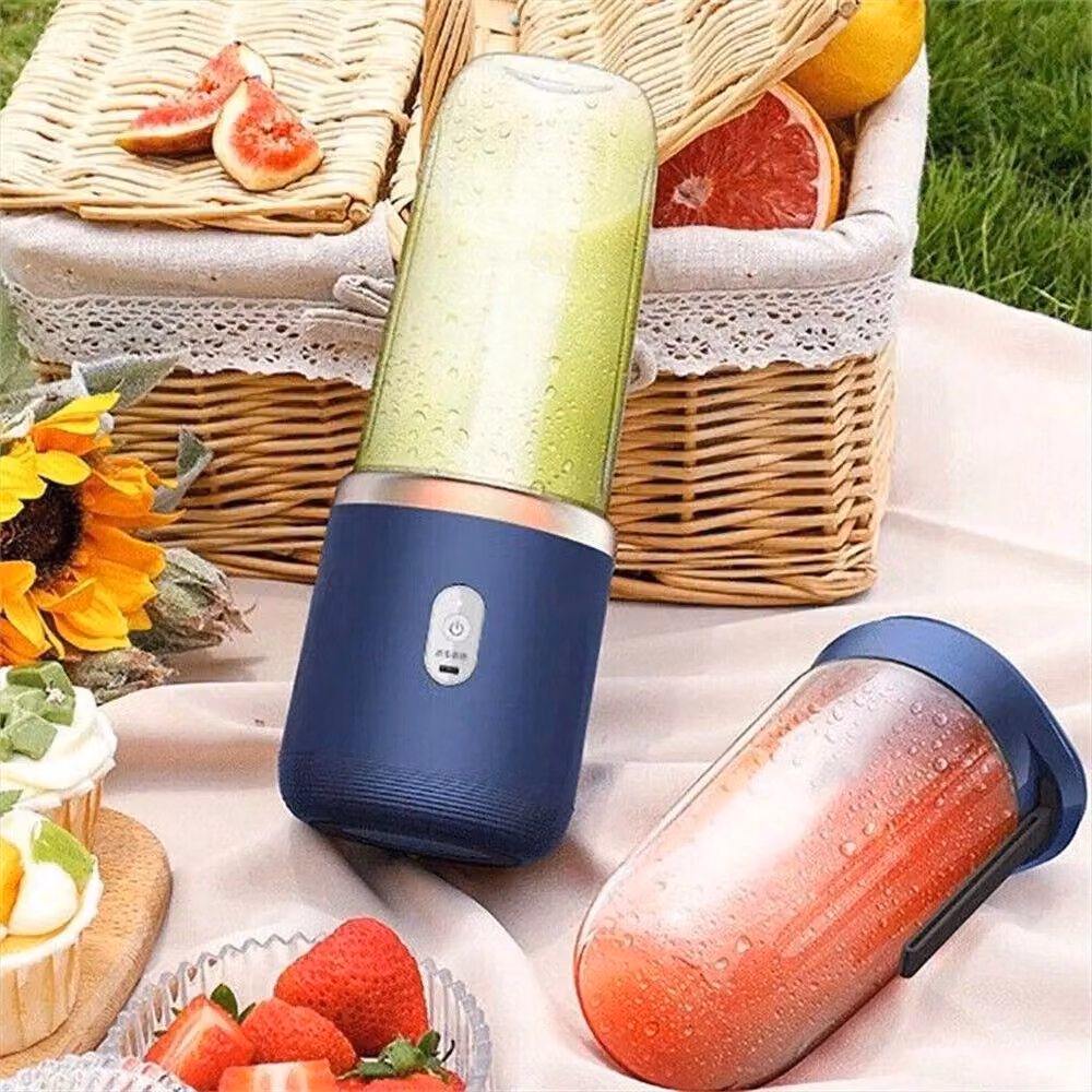 PAWNORA Portable Electric Mini Juice Maker in Blue – 5