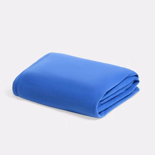 OHS Ultra Soft Polar Fleece Throw Blanket in Cobalt Blue, W/D/H: 200 x 240 cm – 1