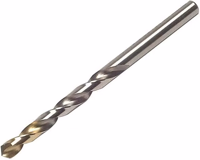 Dormer A002 HSS-TiN Coated Metric Twist Drill Bits, Silver and Multicolour