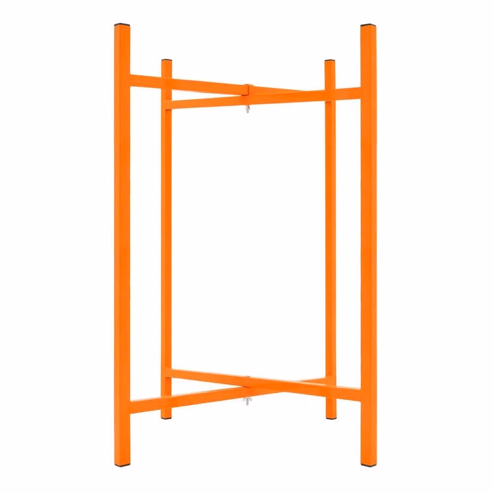 Monstershop Set of 5 Orange Steel Mortar Board Stands, Height: 75 cm – 2