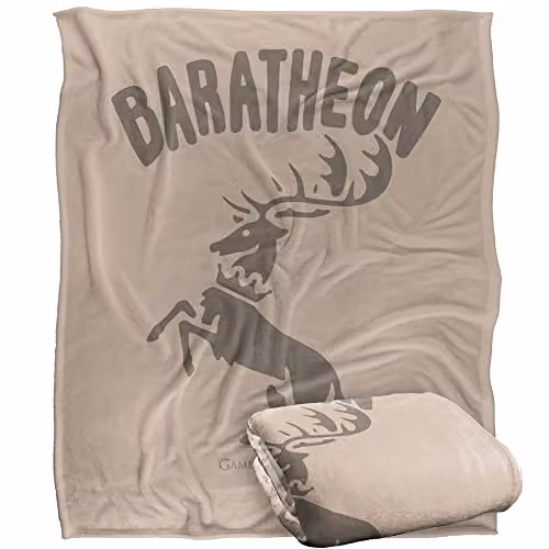 LOGOVISION Game of Thrones Super Soft Fleece Throw Blanket, Multicolour, W/D: 152 x 127 cm