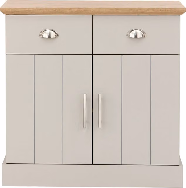 GFW Kendal Compact Sideboard in Grey and Blue