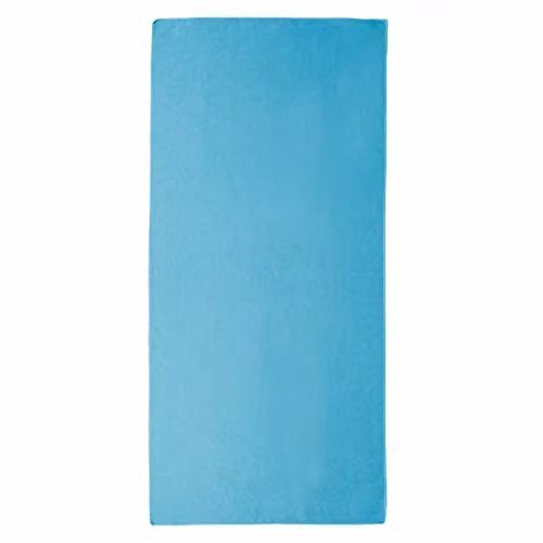 OHS Plain Microfibre Quick Dry Beach Towel, Blue, W: 71 cm, L: 152 cm – 1