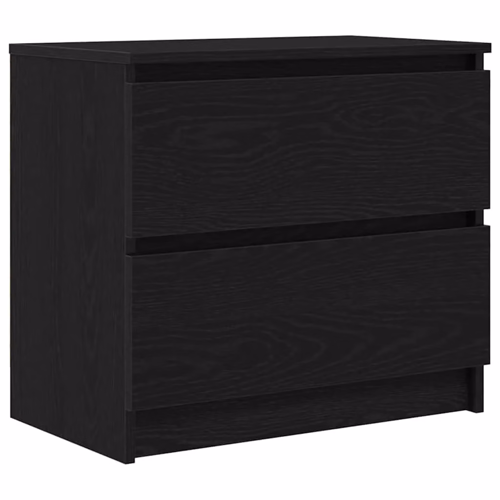 Berkfield Home Modern Black TV Cabinet in Engineered Wood W/D/H: 60 x 35 x 54 cm – 2