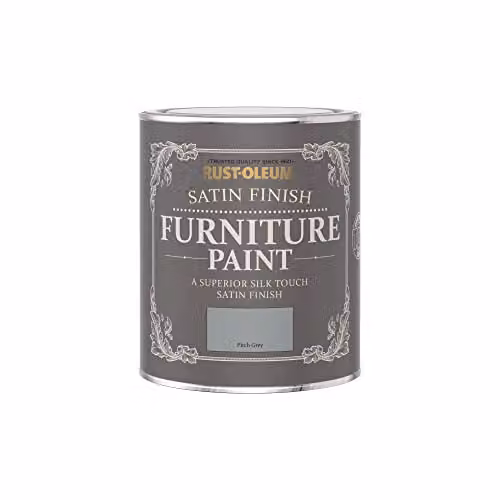 Rust-Oleum Water-Based Satin Furniture Paint in Grey, 0.75 l – 3