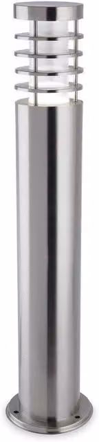 Netlighting Tamar Outdoor Integrated LED Bollard in Grey Stainless Steel, IP44