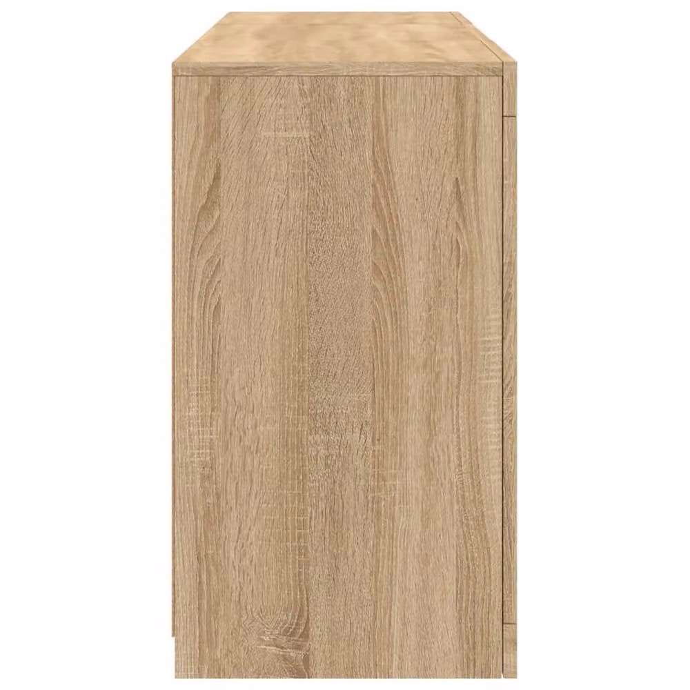 Berkfield Home Sonoma Oak Sideboard with Integrated LED Lights, W/D/H: 123 x 37 x 67 cm – 3