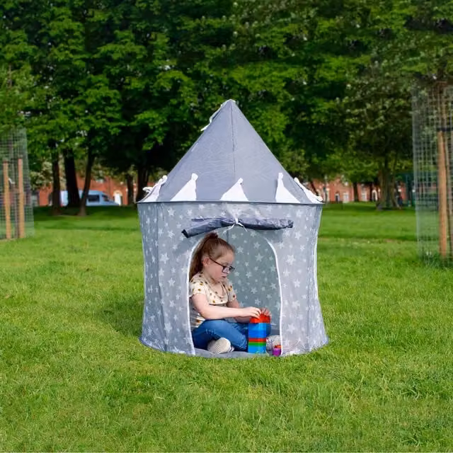 Relsy Grey Pop-Up Play Tent for Kids