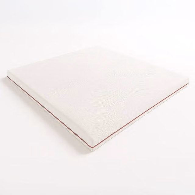White Stone Hypoallergenic Memory Foam Mattress Topper, 5cm Depth, White, Small Double – 1
