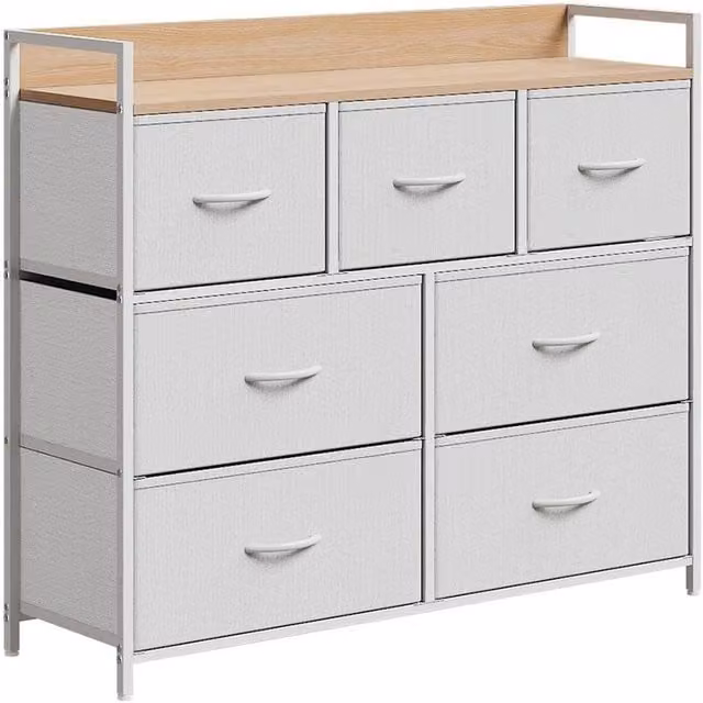 Kelvenix Premium Multi-Drawer Freestanding Storage Cabinet in White