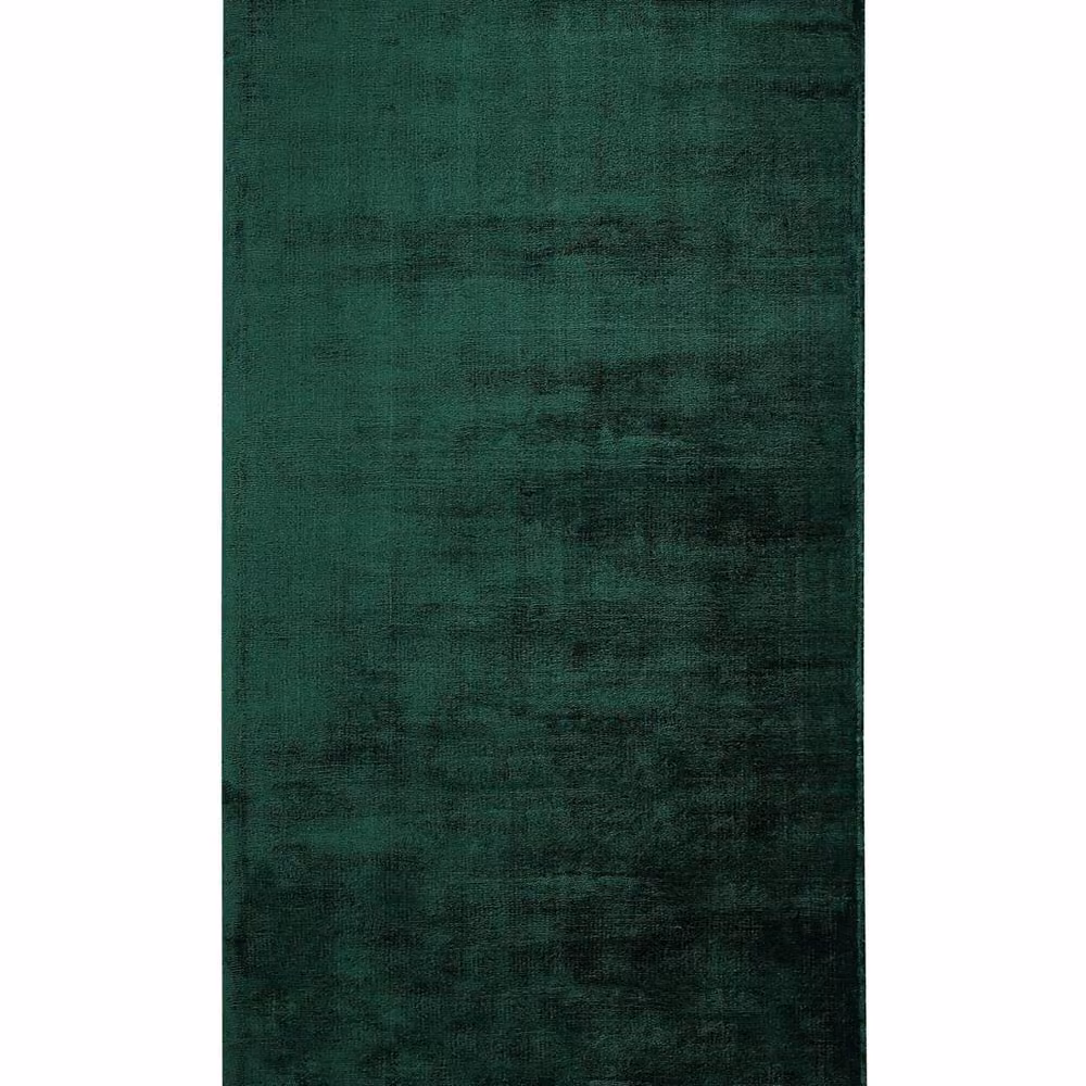 Wyld and Coco Green Hand-Tufted Viscose and Cotton Rectangular Rug, W: 80 cm, L: 150 cm – 2