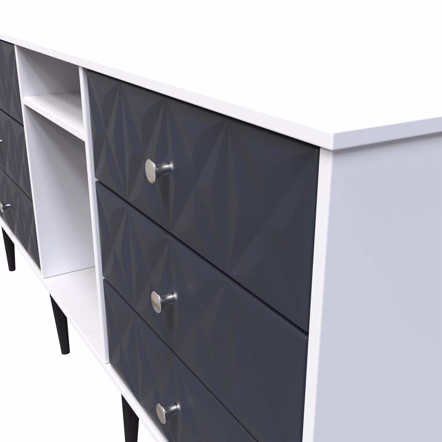 2 U Toledo 6 Drawer Sideboard in Dark Blue – 3