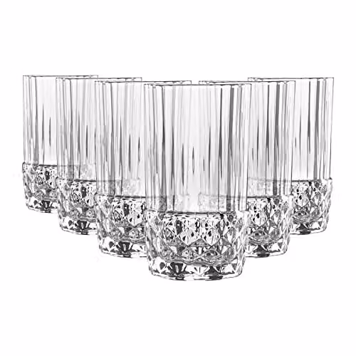 Bormioli Rocco America 20s Geometric Shot Glasses, 80ml, Transparent, Pack of 12