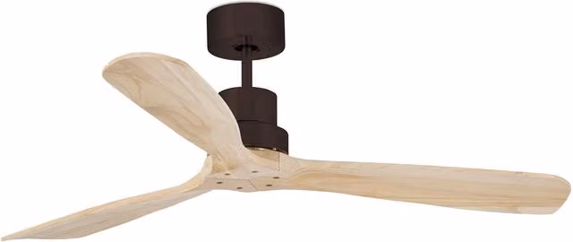 Faro Lantau Pine 6 Speed Ceiling Fan with Remote Control in Brown
