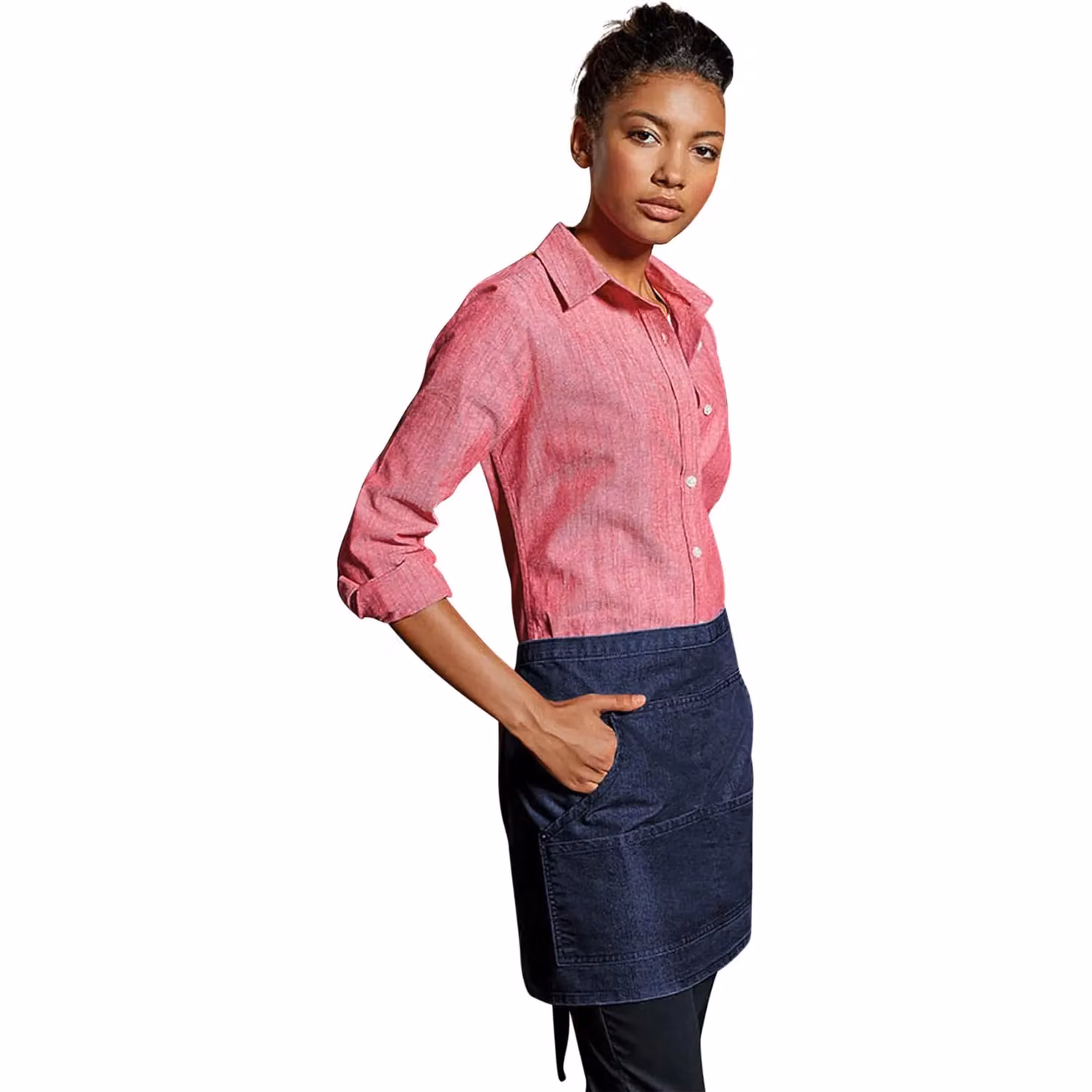 Premier Jeans Stitch Denim Waist Apron Pack of 2 in Blue – 2