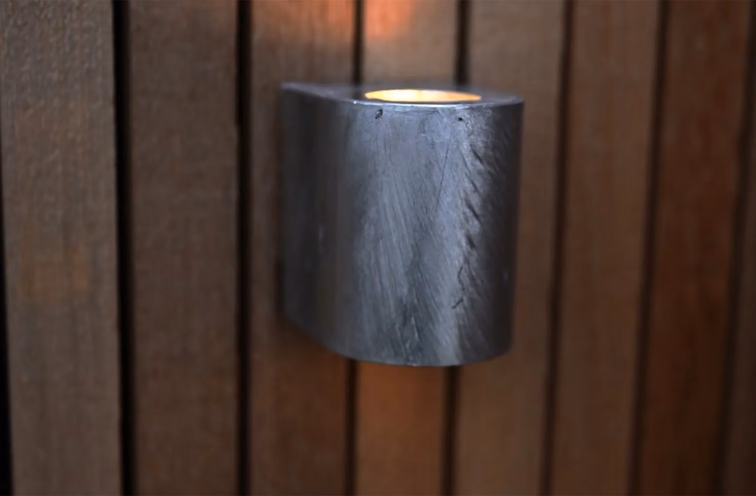 Nordlux Canto LED Outdoor Wall Light in Silver Galvanised Steel, IP44 Up and Down Lighting – 4