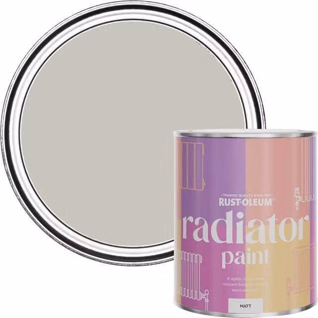 Rust-Oleum Matt Radiator Paint Apple Blossom Green 750ml