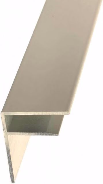 Storm PolyX Aluminium F Section Powder Coated White 35mm x 4m