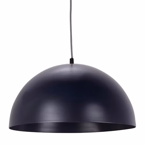 ValueLights Modern Blue Metal Dome Pendant Ceiling Light with LED Bulb – 1