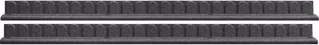 Garden Gear Flexi-Edge Border Edging in Grey Rubber