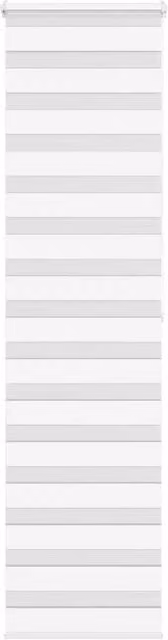 Berkfield Home White Zebra Day and Night Blind, W: 60 cm, H: 200 cm