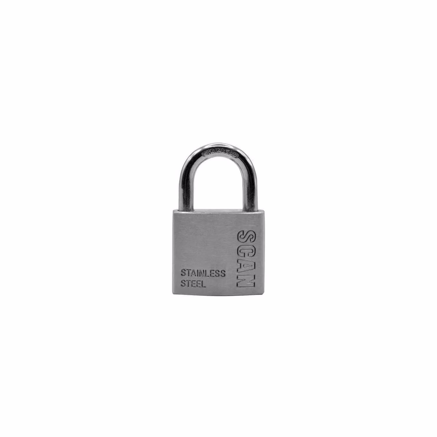 Scan Stainless Steel Padlock in Silver, 38mm – 3
