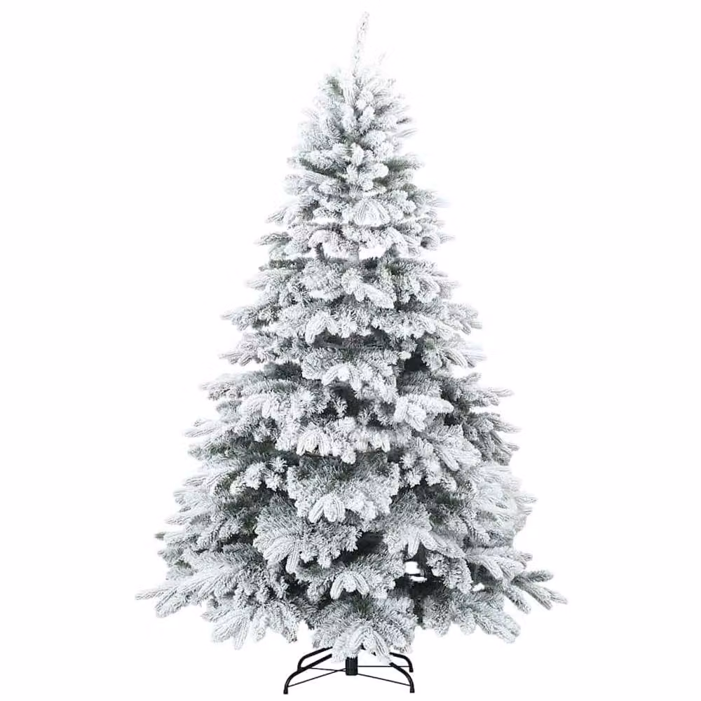 Berkfield Home Artificial Green Christmas Tree with 300 Warm White LEDs, Height: 210 cm – 2