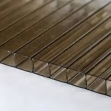 PolyX Bronze Twinwall Polycarbonate Multiwall Sheet, H x W x D: 4 m x 800 mm x 10 mm
