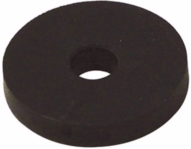 Thomas Dudley Black Rubber Flat Tap Washer 3/8"
