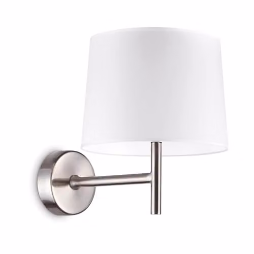 Netlighting Set Up Wall Lamp in Grey and Chrome without Shade