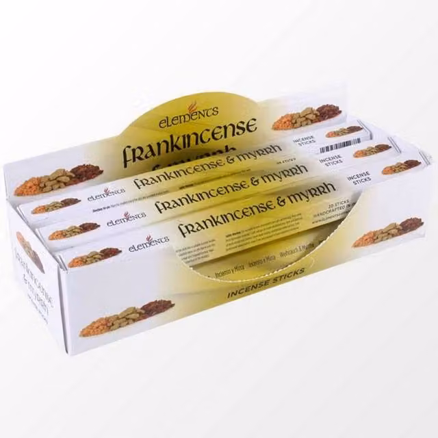 Something Different Elements Frankincense and Myrrh Woody Incense Sticks, Pack of 6