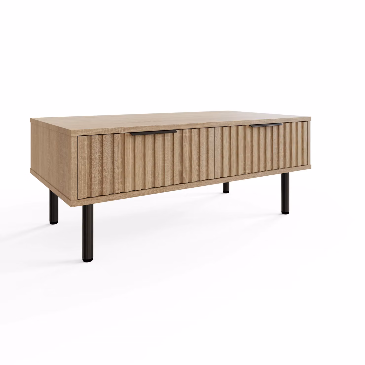 GFW Nervata Oak Rectangular Coffee Table – 3