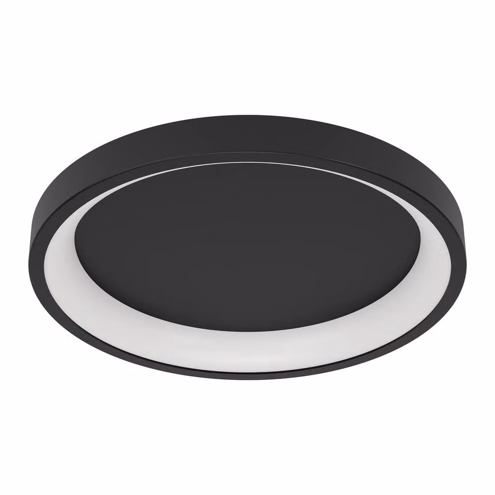 Eglo Loretello-Z Smart Control RGBW LED Modern Round Ceiling Light, Black – 2