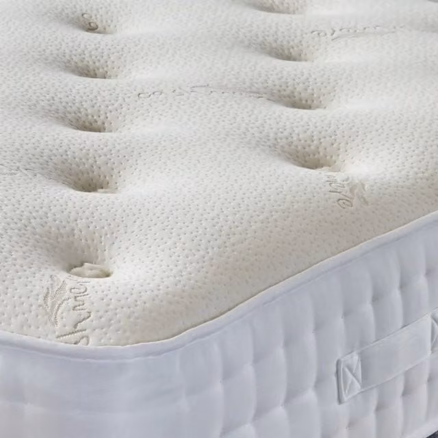 Bed Choices Luxury Montreal 1000 Pocket Spring Mattress in White, Size: Single (W/D/H: 90 x 190 cm)