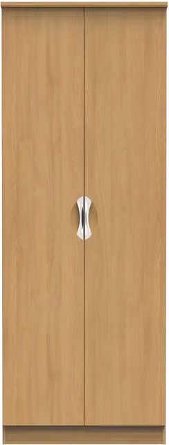 Ready Assembled 2 U Holborn 2 Door Wardrobe in Brown