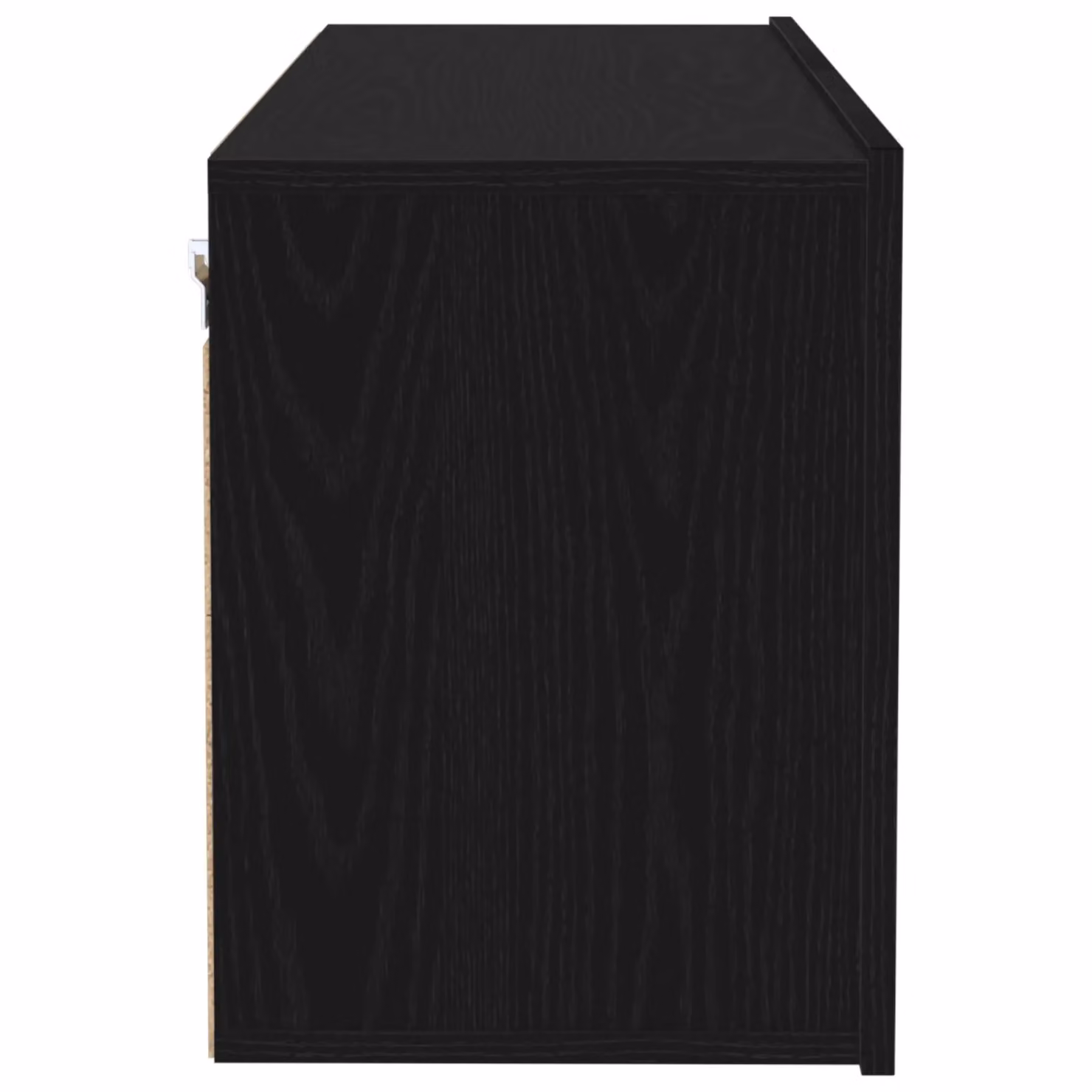 Berkfield Home Black Oak Wall Mounted TV Cabinet W/D/H: 100 x 30 x 41 cm – 4