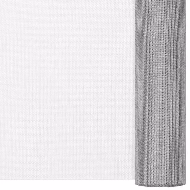 Berkfield Home Stainless Steel Mesh Screen, Silver, W/H: 80 x 500 cm