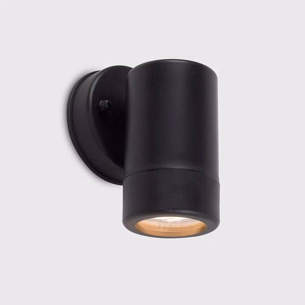 FORGEVIO Black Outdoor Wall Light Fitting with 3000K Warm White Light – 3