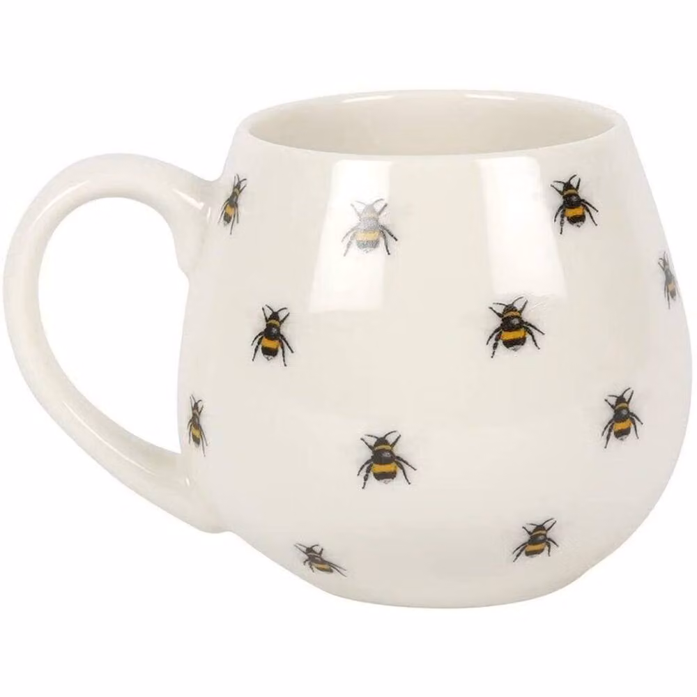 Something Different White Bone China Bee Mug – 2